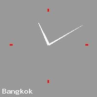 Best call rates from Australia to THAILAND. This is a live localtime clock face showing the current time of 12:26 pm Sunday in Bangkok.