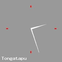 Best call rates from Australia to TONGA. This is a live localtime clock face showing the current time of 8:28 am Monday in Tongatapu.