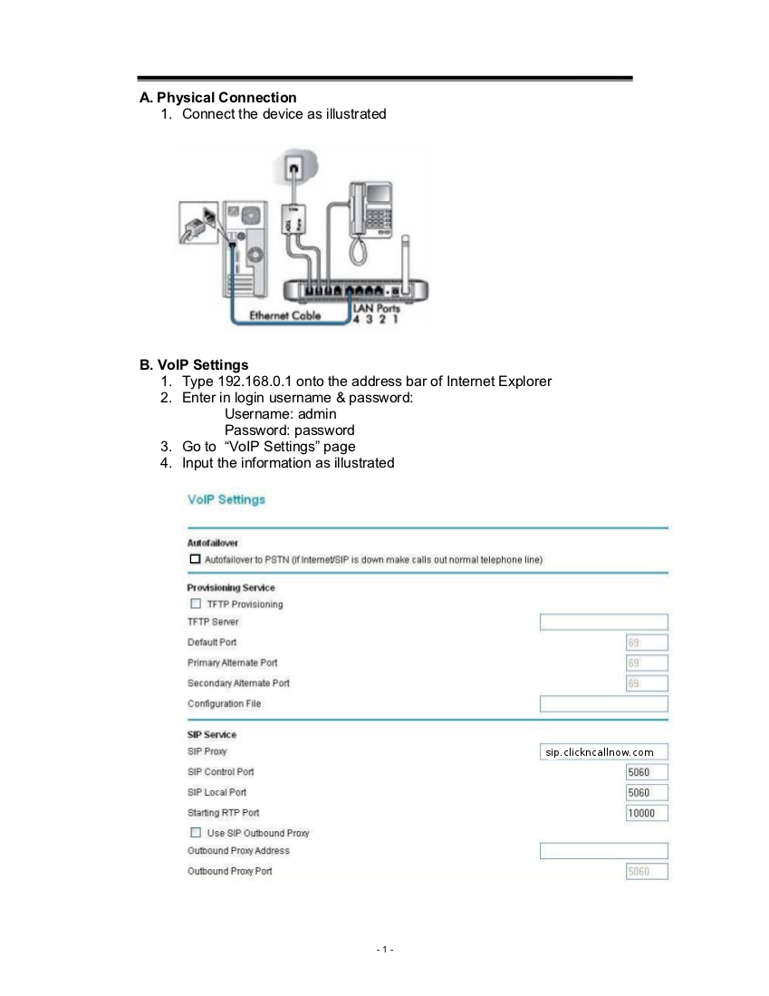 Netgear DG834GV VOIP setup